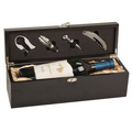 Black Finish Single Wine Box With Tools